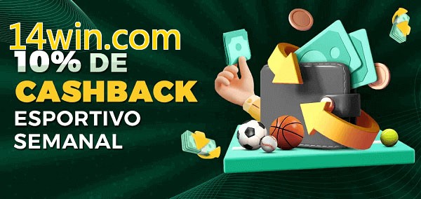 10% de bônus de cashback na 14win.com