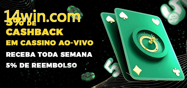 Promoções do cassino ao Vivo 14win.com